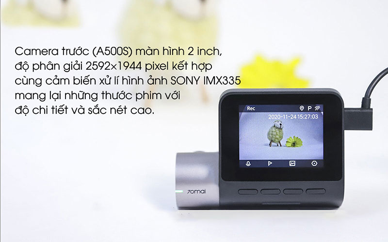 Camera Hanh Trinh 70mai Dash Cam Pro Plus A500s 4
