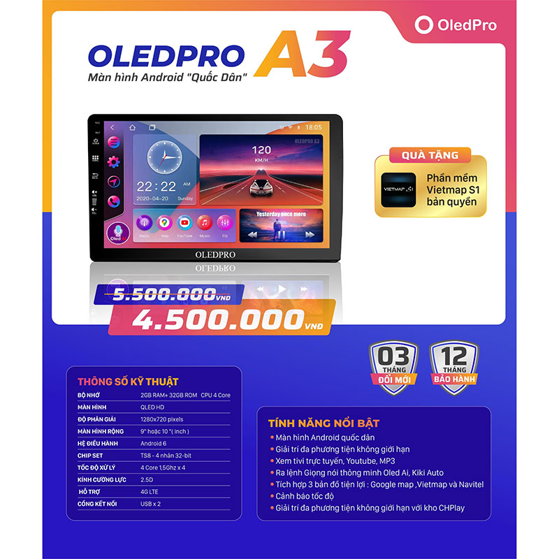 Man Hinh Dvd Android Oledpro X3 New