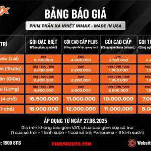 Bang Gia Phim Cach Nhiet Inmax 2025