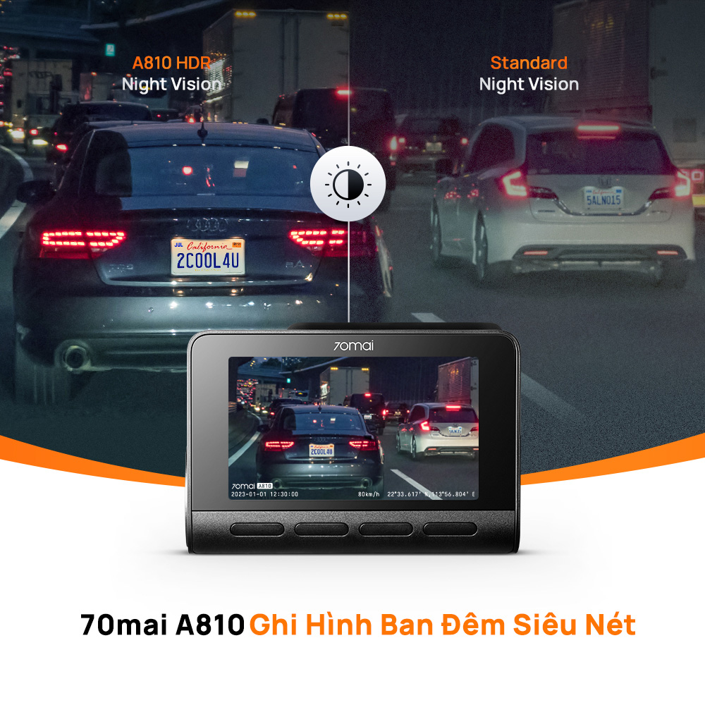 Camera Hanh Trinh 70mai A810